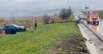 Accident de circulatie la iesirea din Piatra Neamt Un barbat a fost transportat la spital FOTO