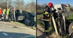 Interventia pompierilor dupa un accident in Neamt FOTO