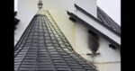 incendiu la acoperisul unei biserici din neamt stins inainte ca pompierii sa ajunga