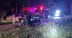 Accident in Neamt o masina cu doua persoane s a overturnat pe drum