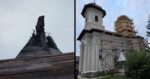 incendiu la o biserica din neamt flacarile au izbucnit la acoperisul in renovare