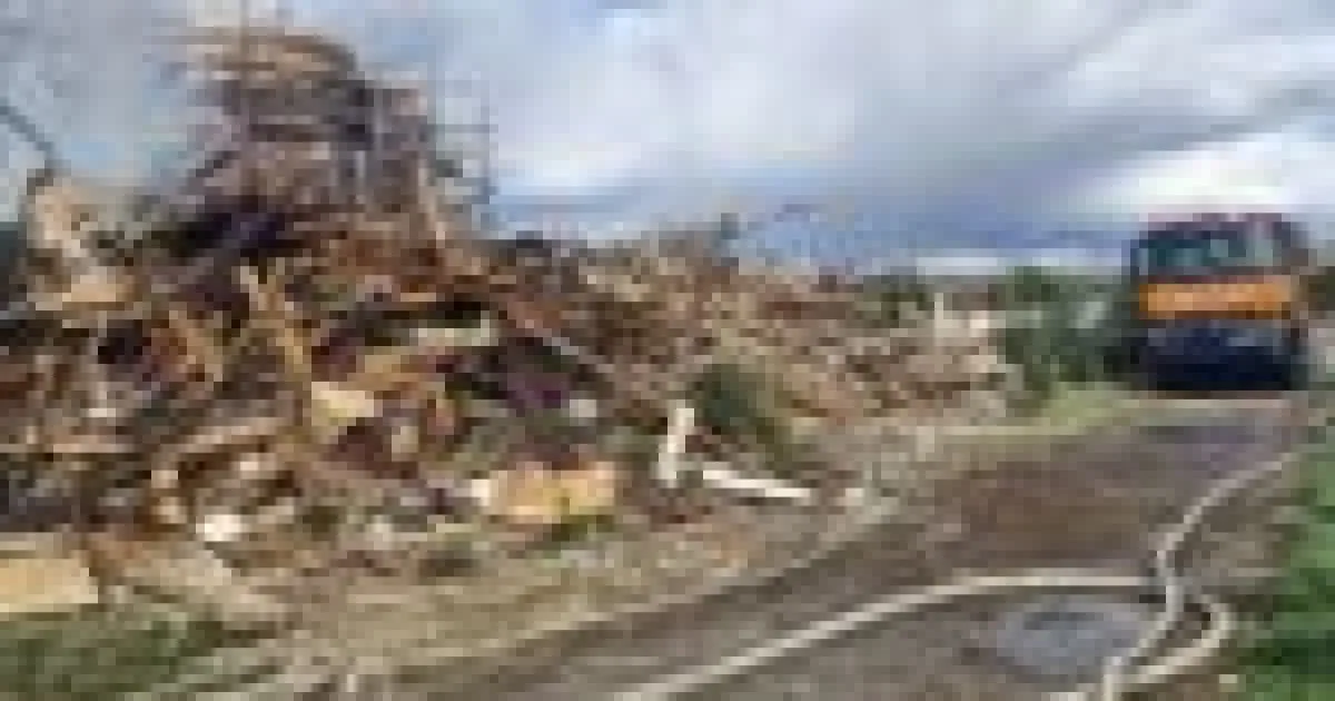 Incendiu la biserica dărâmată din Cimitirul Pietricica. Pompierii intervin acum