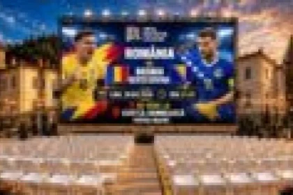 România - Bosnia, LIVE pe ecran uriaș la Curtea Domnească din Piatra-Neamț